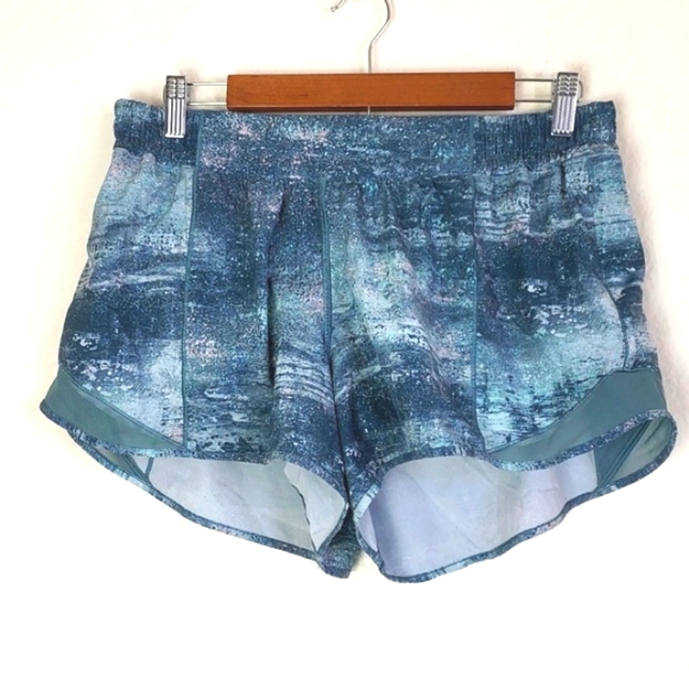 Lululemon Hotty Hot Short II Long 4" Mystic Green Size 12